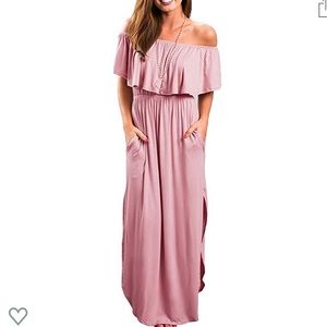 Off The Shoulder Maxi Dress